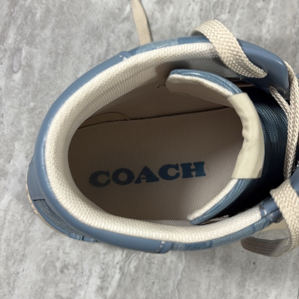 Coach Clip High Top Sneaker, Men’s sz 11, Cornflower Blue - Picture 7 of 13